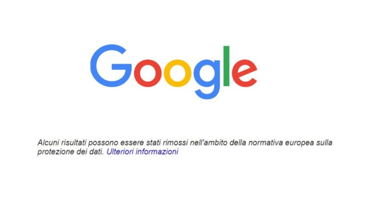 che cos'&egrave; il diritto all'oblio? Diritto alla cancellazione dei dati personali Google ricerca
